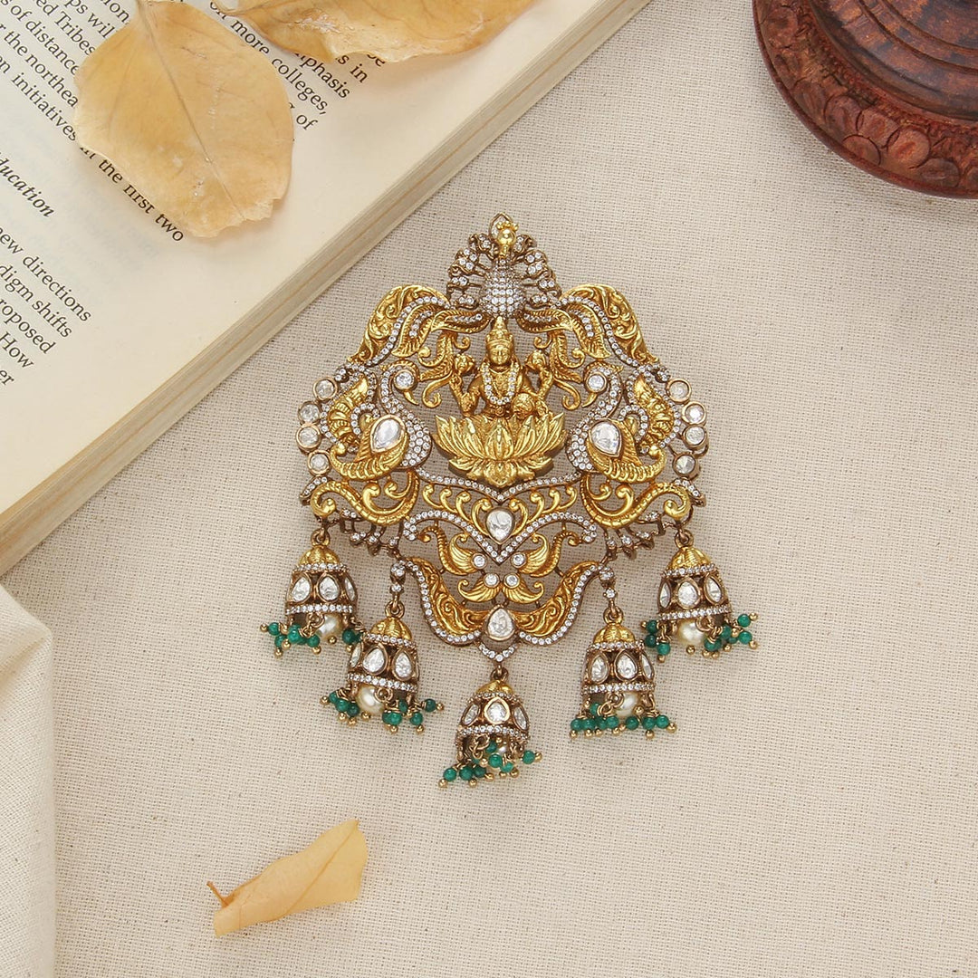 Dual Shine Victorian Pendant Set