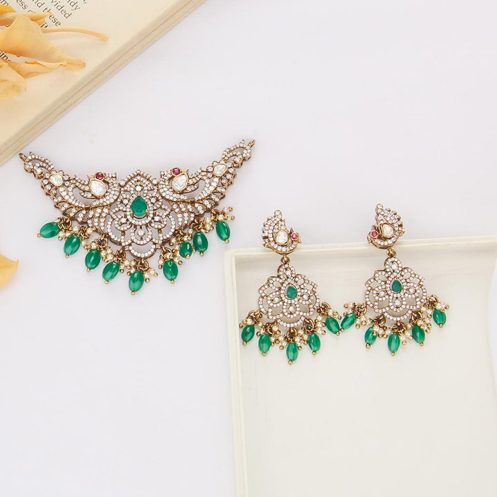 Ganisha Victorian Pendant set