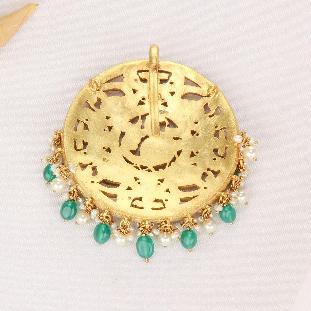 Dazzura Kundan Pendant