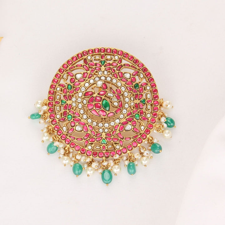 Dazzura Kundan Pendant