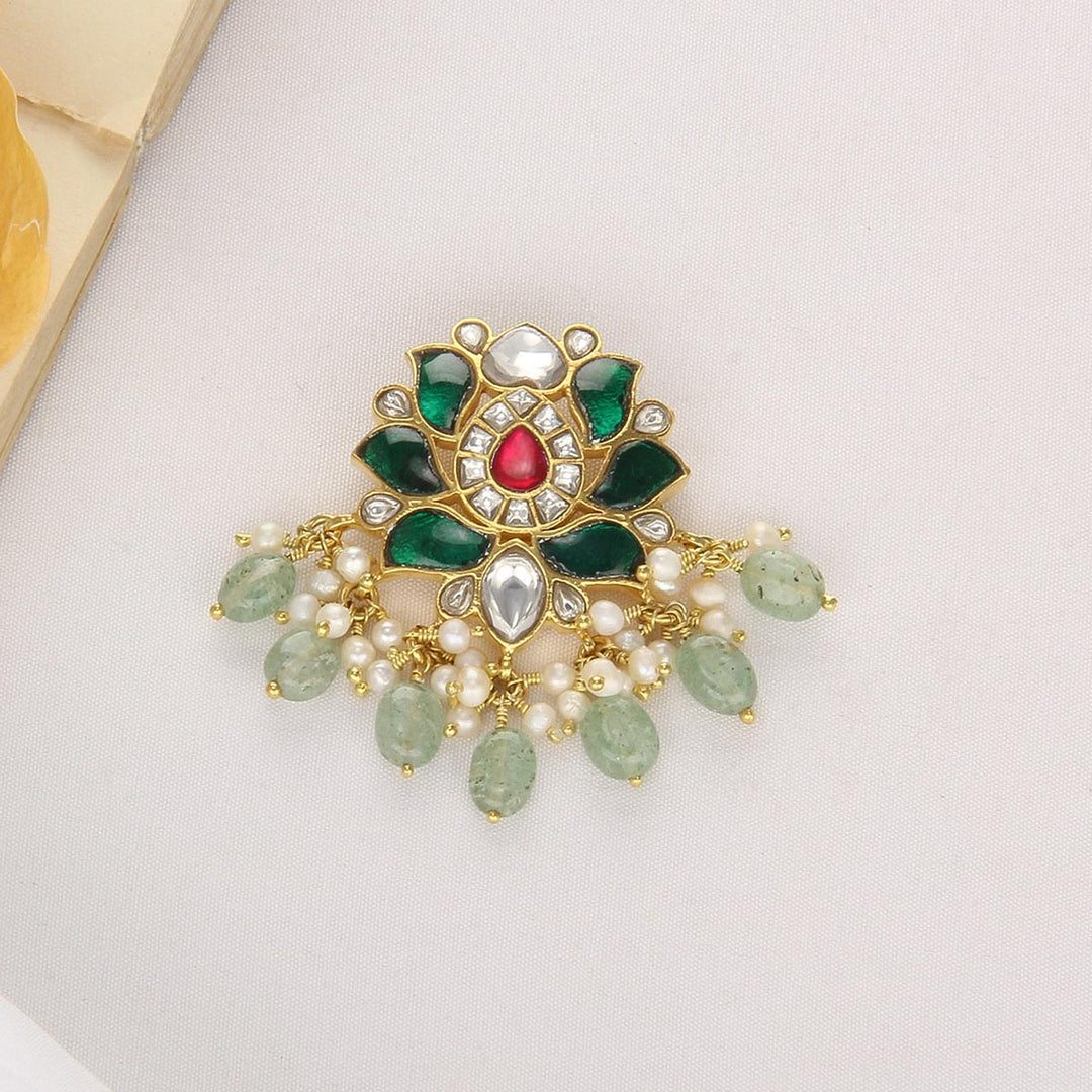 Prithikha Kundan Pendant Set