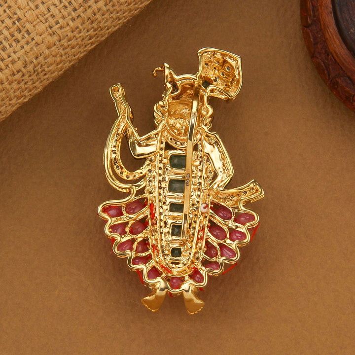 Madhurapuri Krishnan Avikam Pendant Set