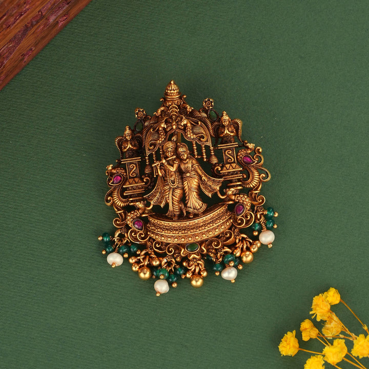 Radha Krishna Nagas Pendant