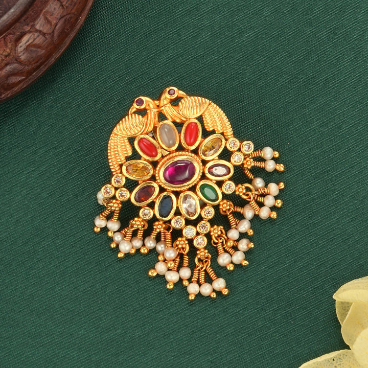 Classic Navaratna Stone Pendant