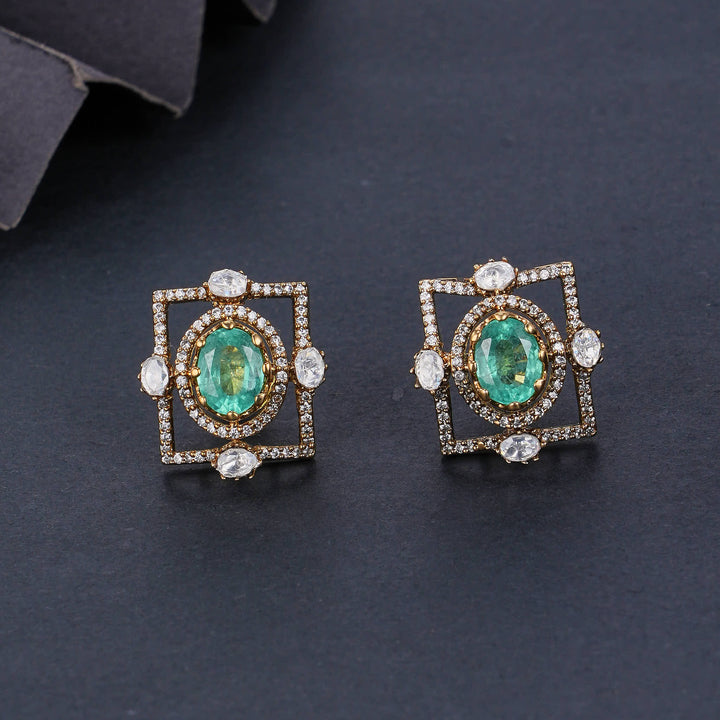 Glittering Victorian Pendant set