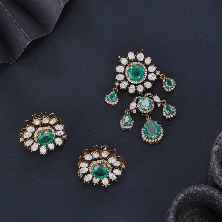 Pranika Victorian Pendant set