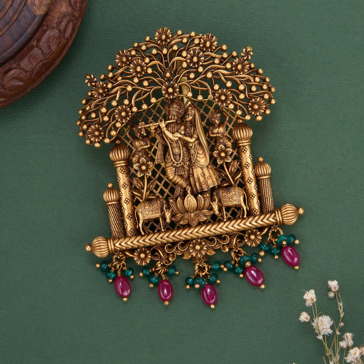 Cute Radha Krishna 3D Spl Pendant