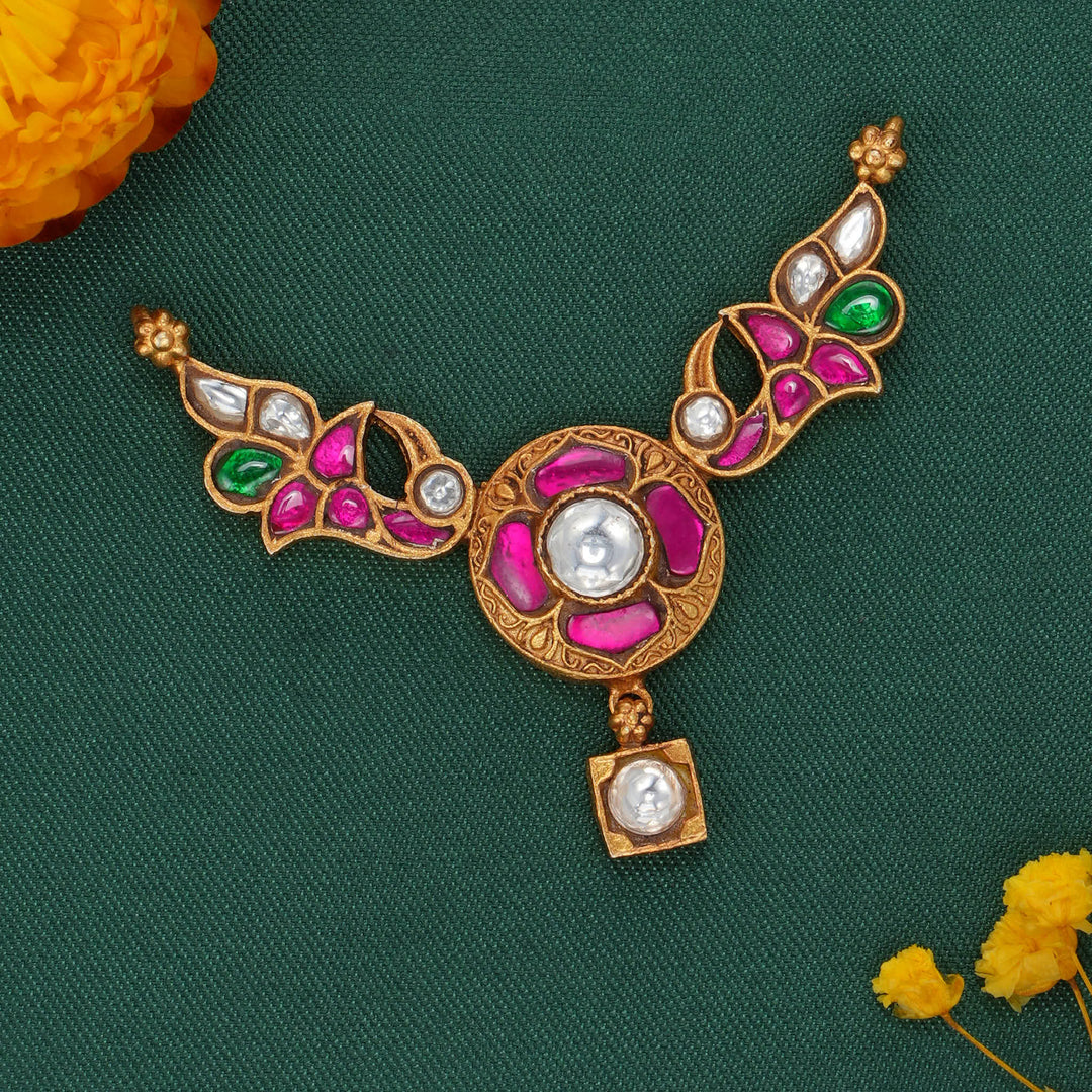 Dhanvanthikha Kundan Pendant