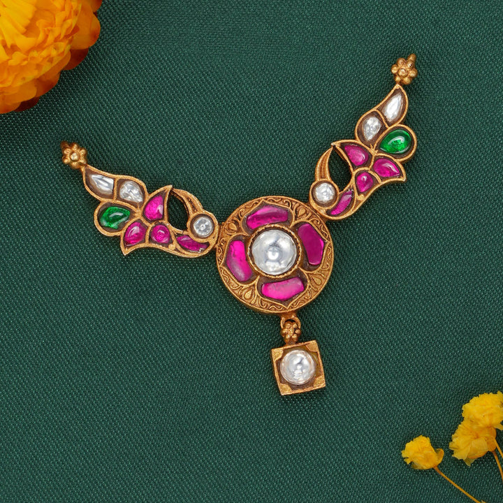 Dhanvanthikha Kundan Pendant