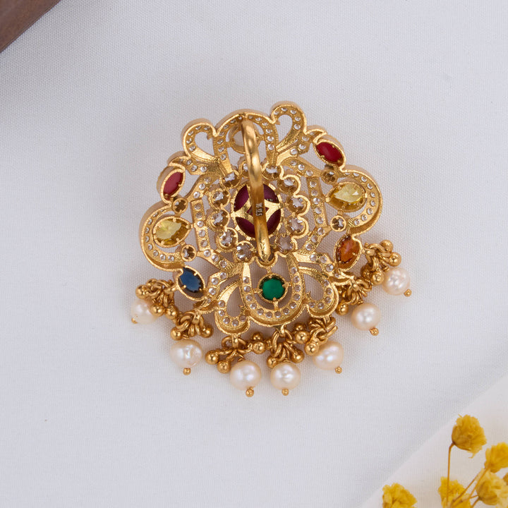 Majestic Navaratna Stone Pendant