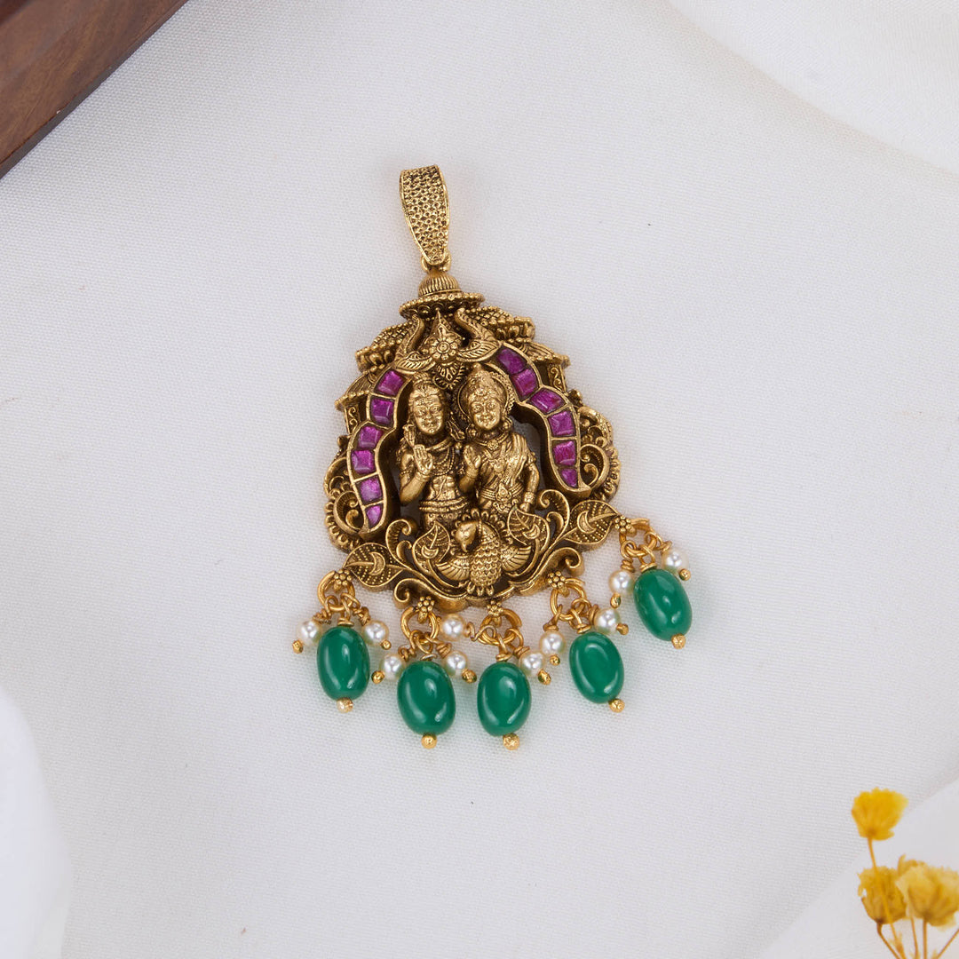 Divine SivaParvathi 3D Spl Pendant