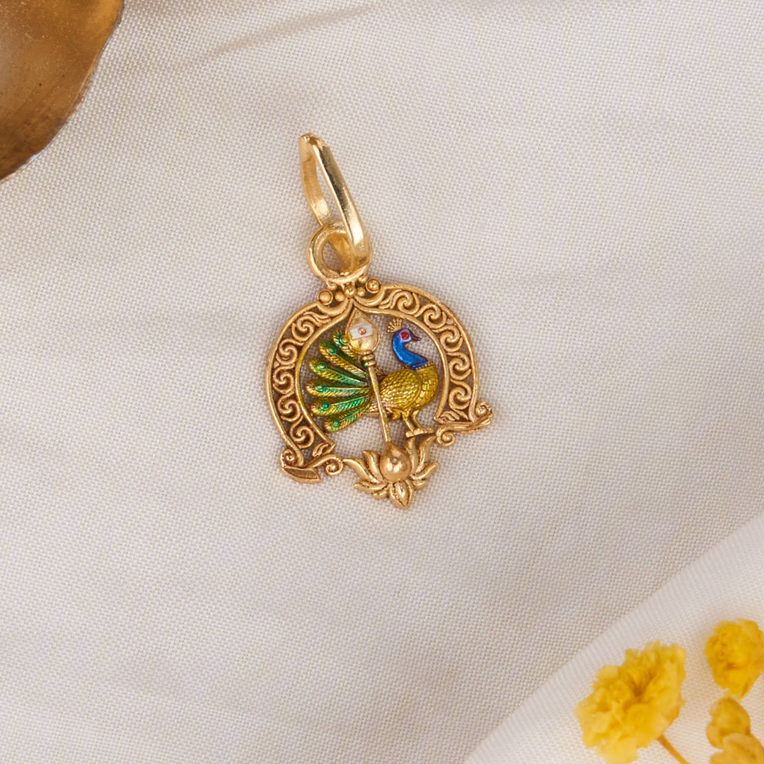 Catchy Peacock 3D Spl Pendant