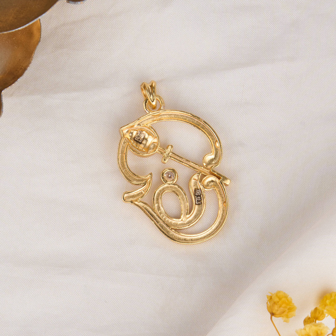Divine Om 3D Spl Pendant
