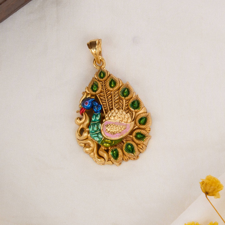 Grandeur Peacock 3D Spl Pendant