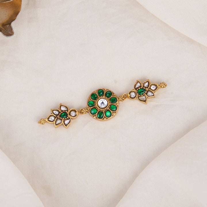 Lydia Green Kundan Pendant