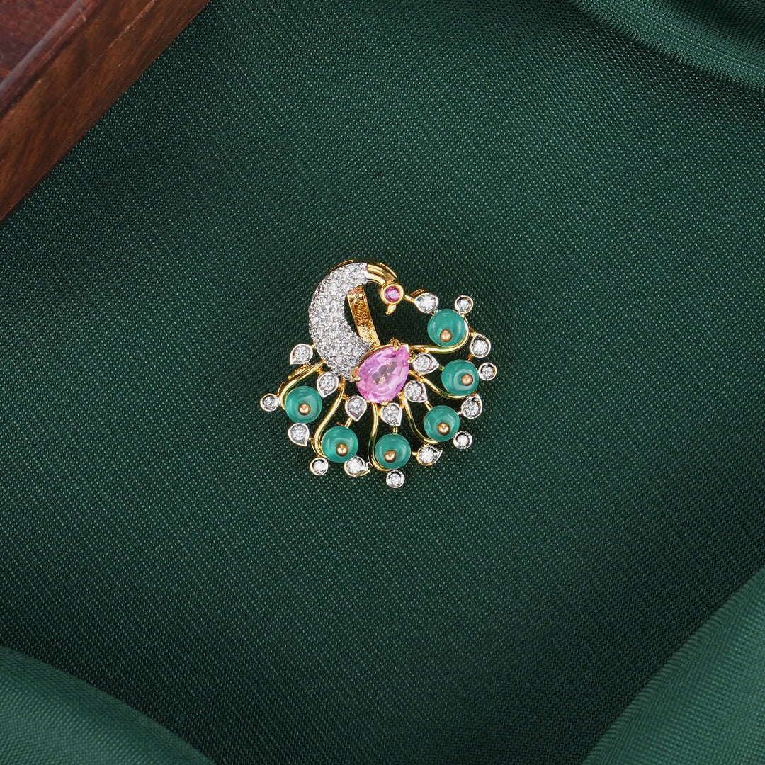 Peacock Diamond Design Pendant