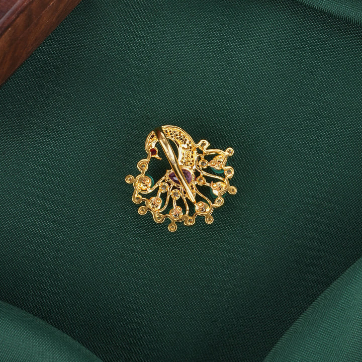 Peacock Diamond Design Pendant