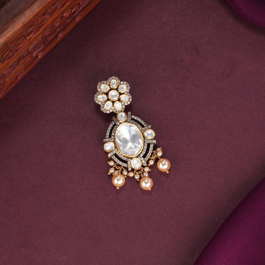 Amazing Moissanite Pendant Set