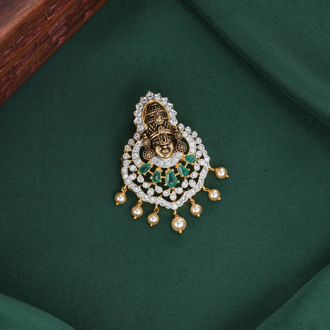 Perumal Diamond Design Pendant