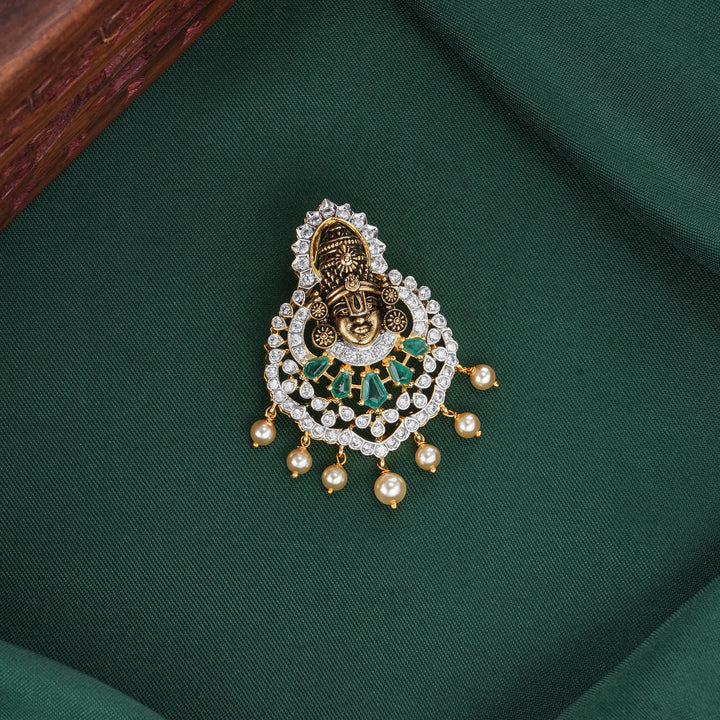 Perumal Diamond Design Pendant