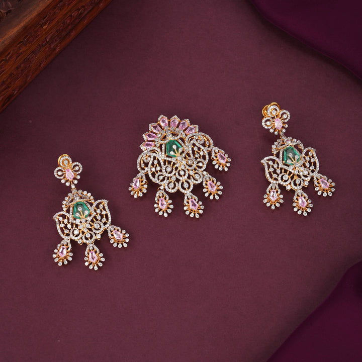 Lumina Moissanite Pendant Set
