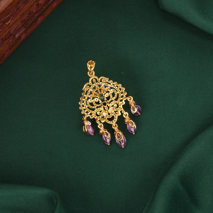 Gleaming Glory Diamond Design Pendant