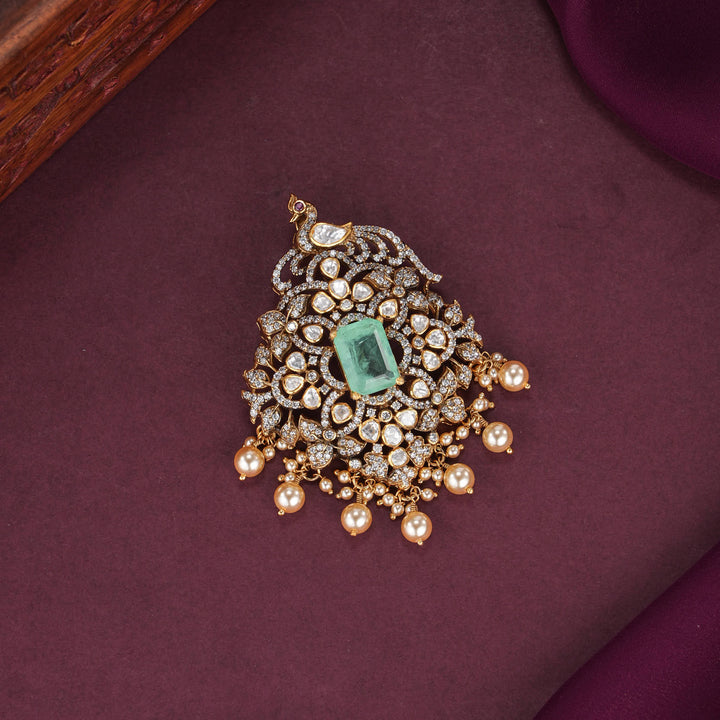 Mesmerizing Moissanite Pendant Set