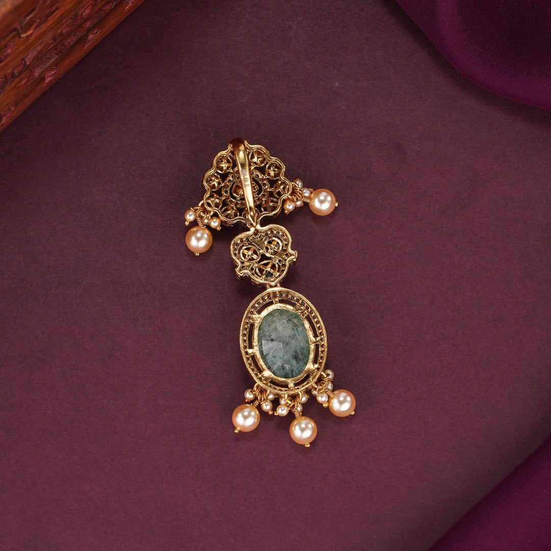 Amazing Moissanite Pendant Set