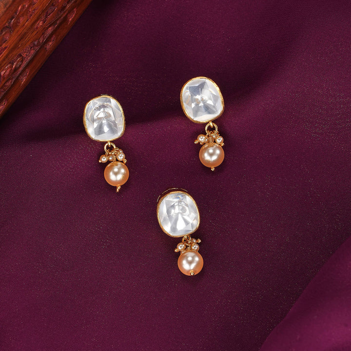 Gleaming Moissanite Pendant Set