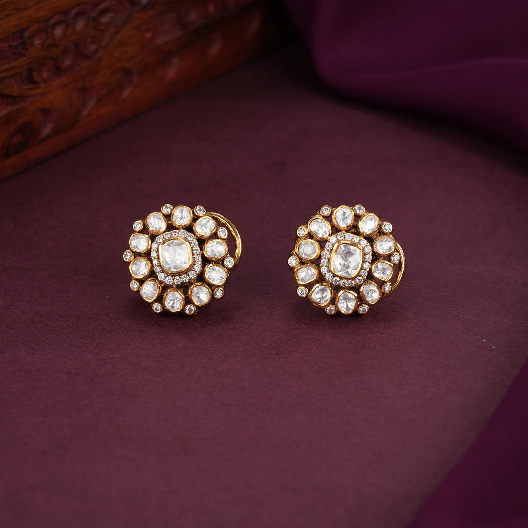 Glittering Moissanite Pendant Set