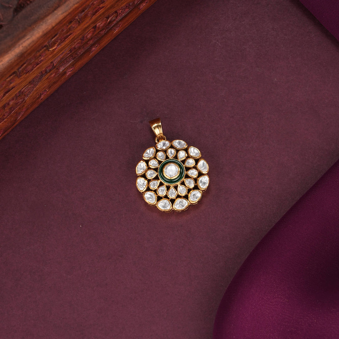 Charming Moissanite Pendant Set