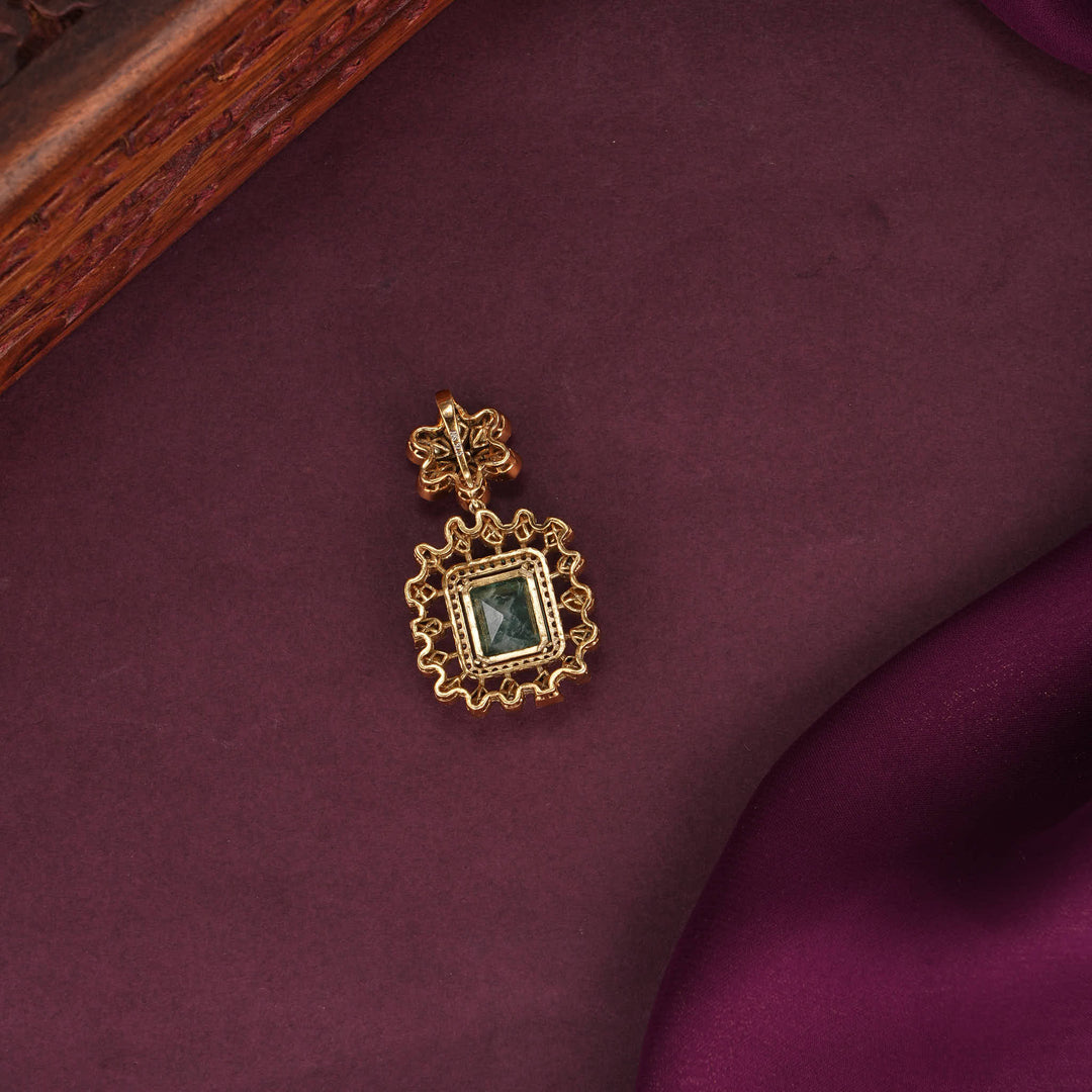 Mahitha Moissanite Pendant Set
