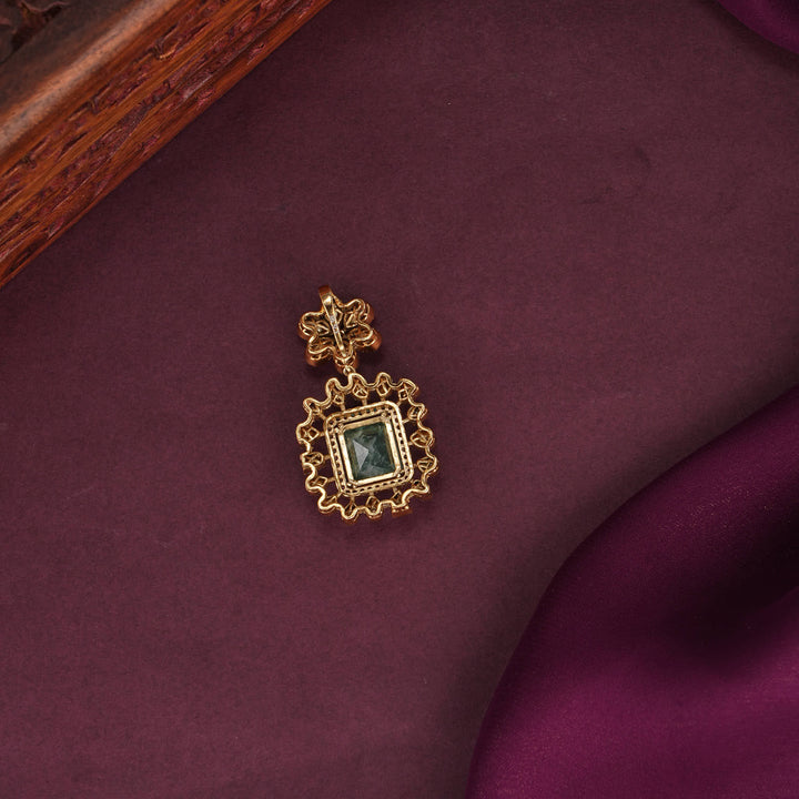 Mahitha Moissanite Pendant Set
