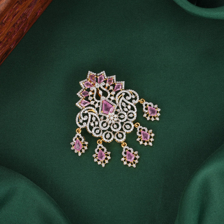 Classy Diamond Design Pendant