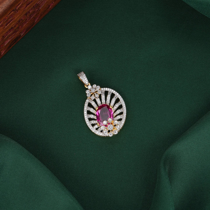Asvikaa Diamond Design Pendant