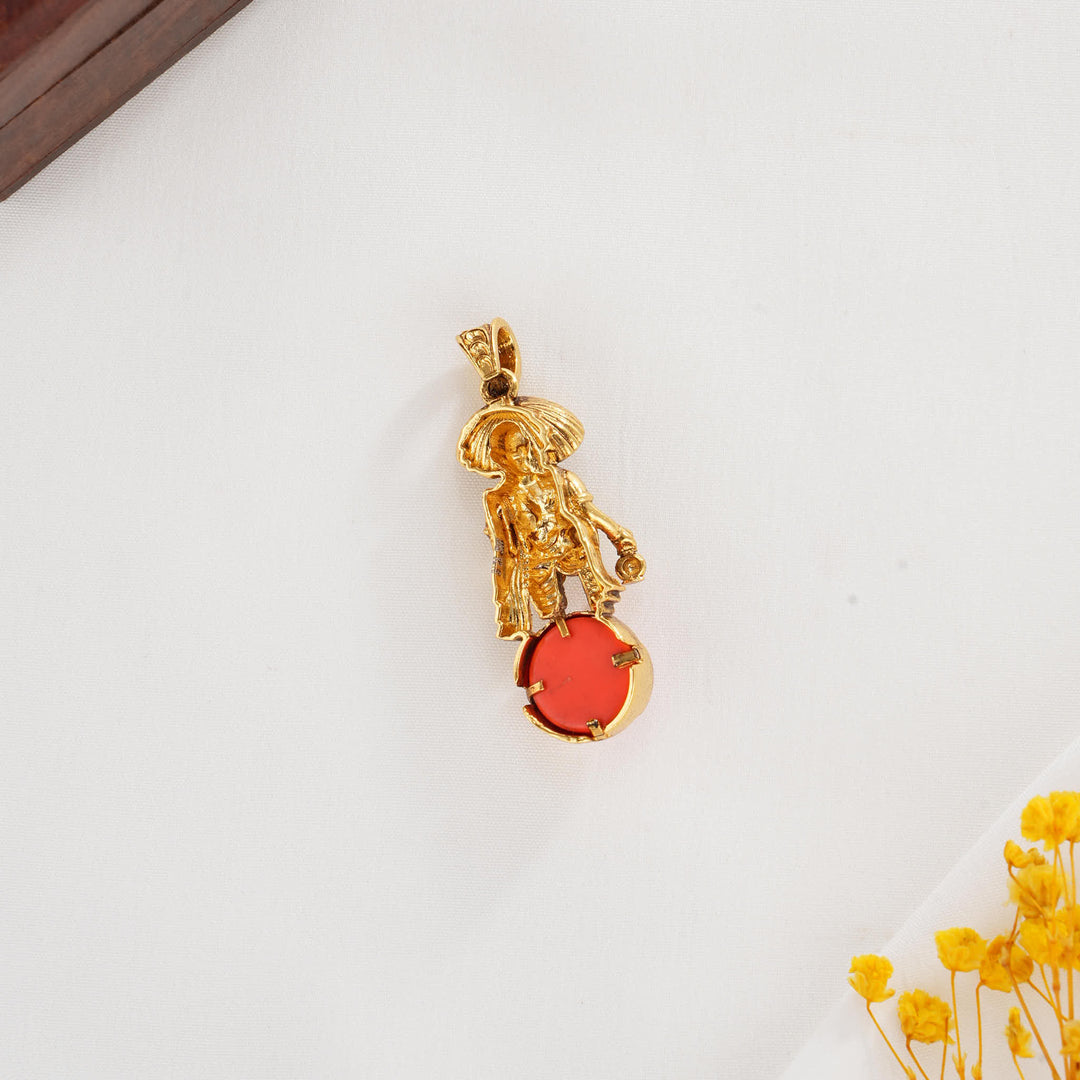 Lord Krishna-inspired Nagas Pendant