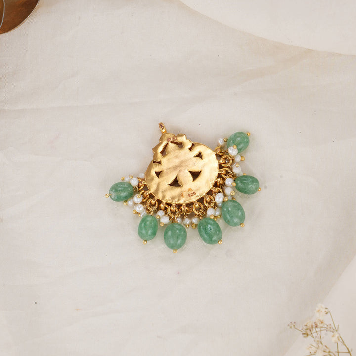 Trishya Kundan Pendant Set