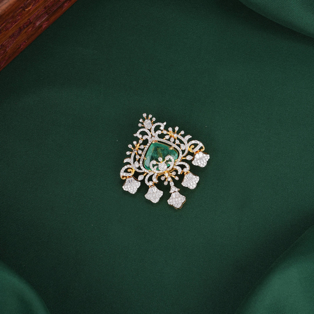 Queenly Diamond Design Pendant