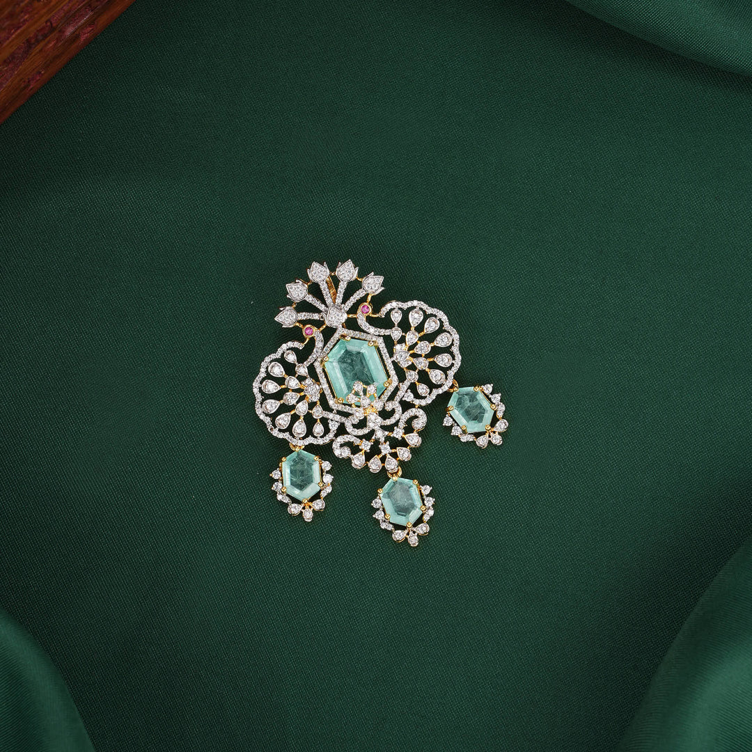 Eye-Catching Diamond Design Pendant