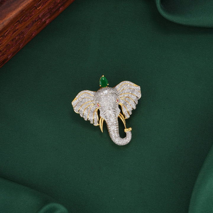 Temple-Worthy Diamond Design Pendant