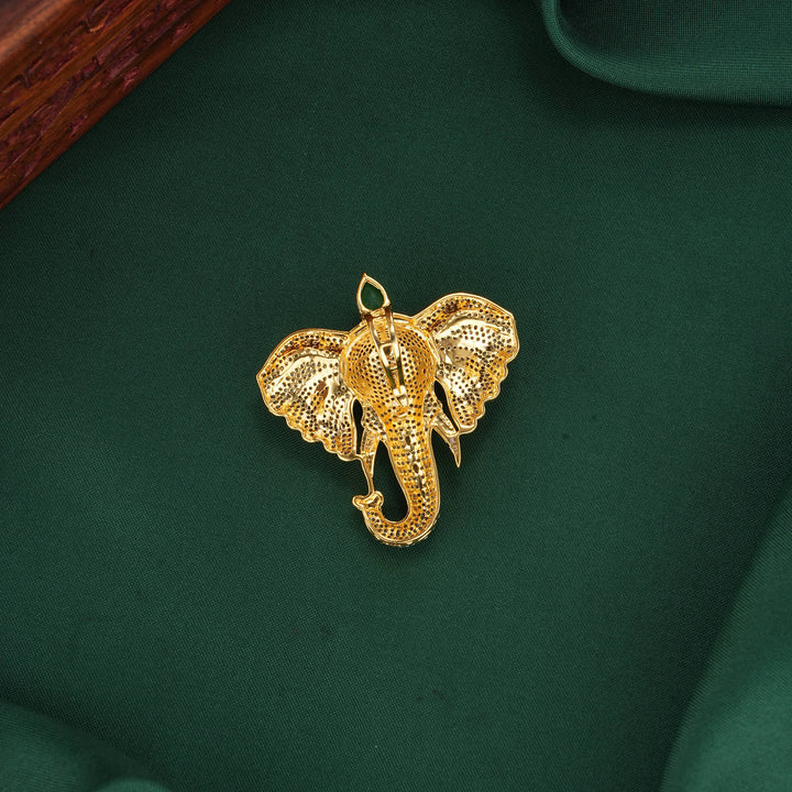 Temple-Worthy Diamond Design Pendant