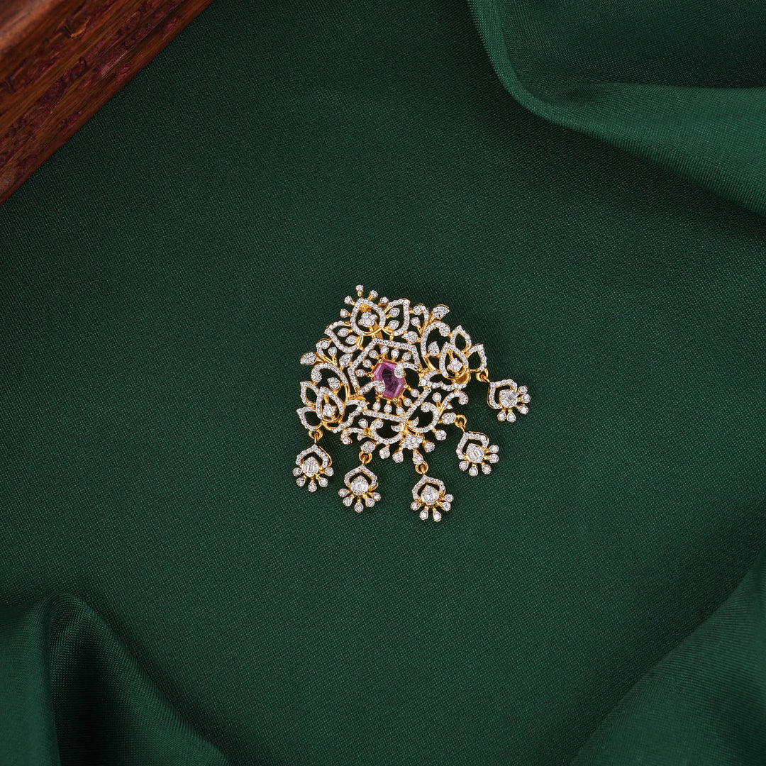 Vibrant and Lively Diamond Design Pendant