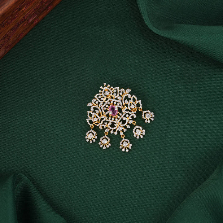 Vibrant and Lively Diamond Design Pendant