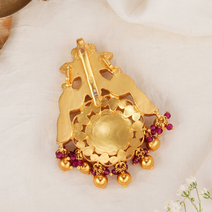 Brilliant Bloom Kundan Pendant