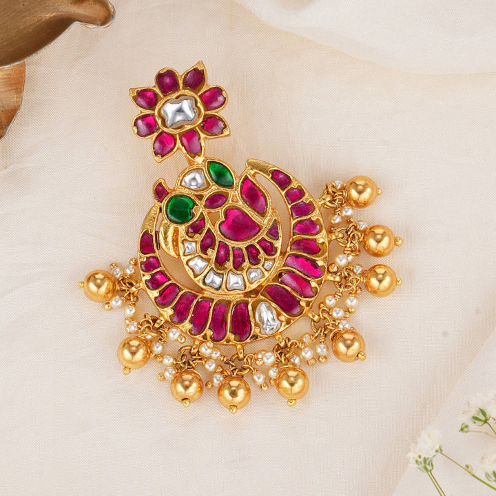 Prismatic Kundan Pendant