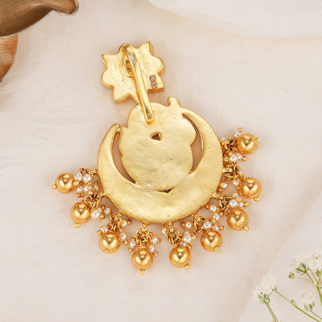 Prismatic Kundan Pendant