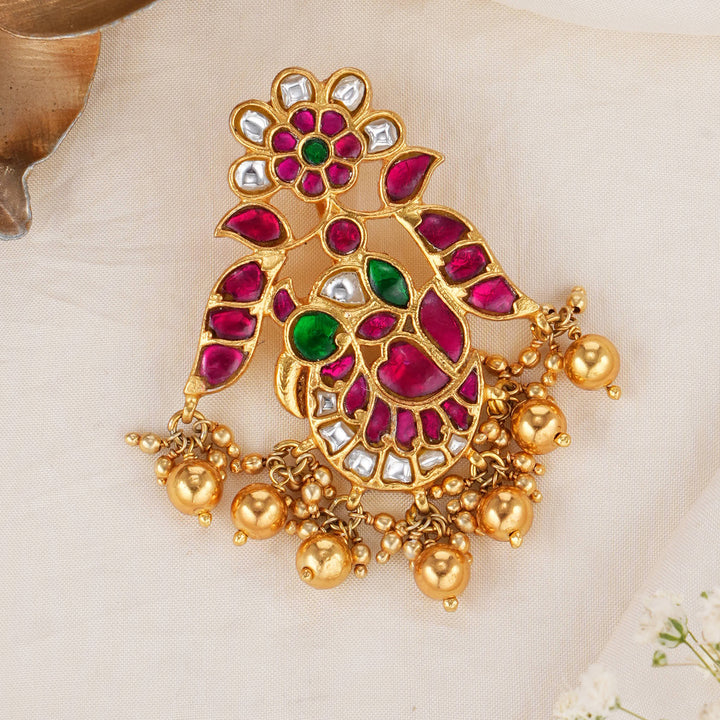 Unique Opulent Kundan Pendant