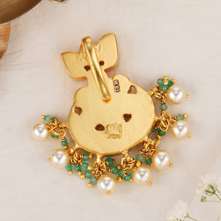 Chromatic Wear Kundan Pendant