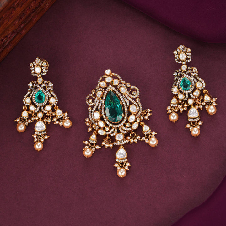 Effortless Adornment Moissanite Pendant Set