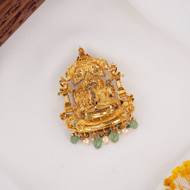 Shiv Parvathi Nagas Pendant Set